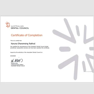 ADC CERTIFICATE FOR SALE