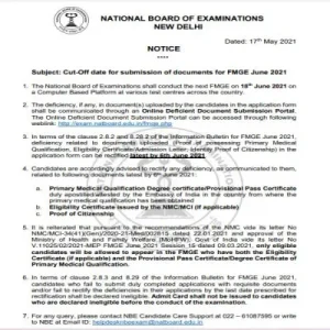 FMGE Certificate Without Exam