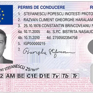 Buy Romanian Driving License