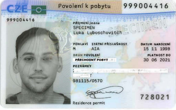 Czech Republic Residence Permit