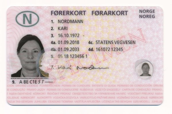 Buy Norwegian driver’s license