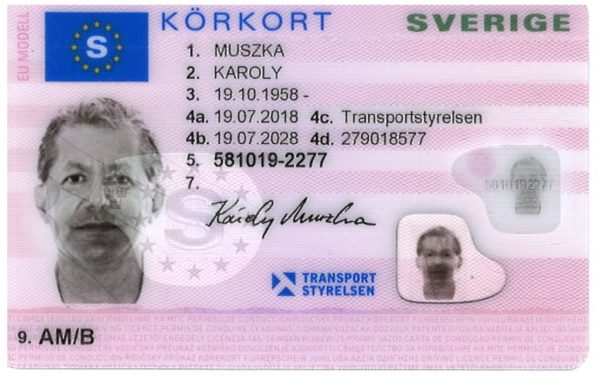 Buy Swedish driver's license