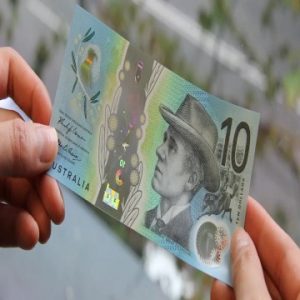 fake 10 Australian Dollar bills