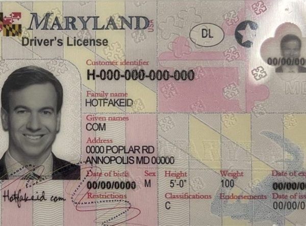 Maryland Fake ID Card