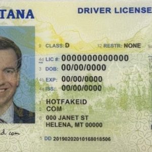 Montana Fake ID card