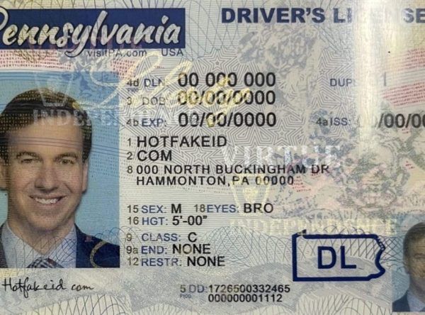 Pennsylvania Fake ID Card