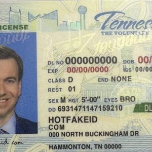 Tennessee Fake ID Card