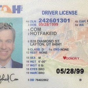 Utah Fake ID Card