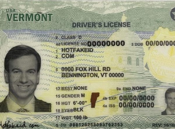 Vermont Fake ID Card